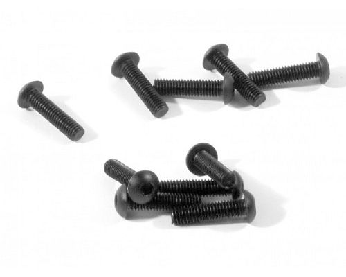 Z354 HPI Button Head Screw M3X12mm (Hex Socket/10 Pcs)