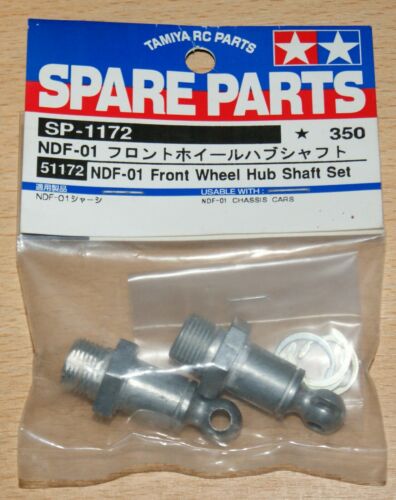 Tamiya 51172 NDF-01 Front Wheel Hub Shaft Set (Nitro Force/Blast