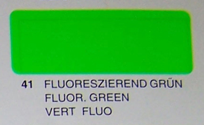 Profilm (Oracover) Fluorescent Green 2M (41) 21-041-002