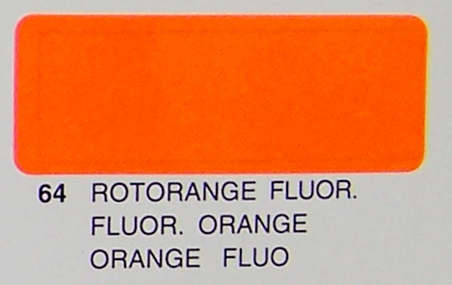 Profilm (Oracover) Fluorescent Orange 2M (64) 21-064-002