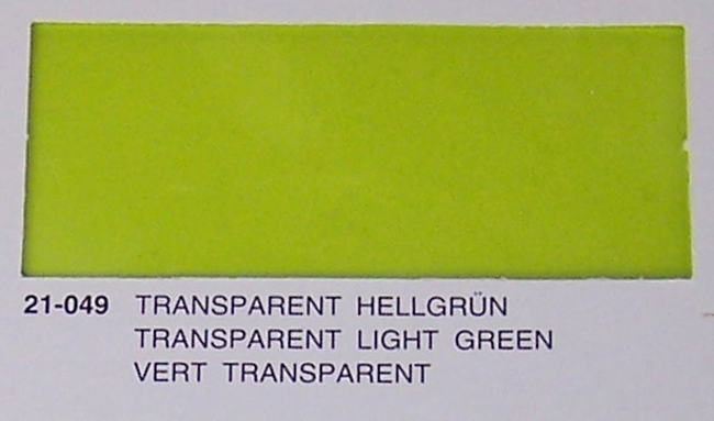 Profilm (Oracover) Transparent Green 2M (049) 21-049-02