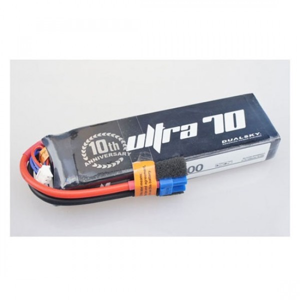 3300mah 3S Dualsky Ultra 70 LiPo Battery, 70c