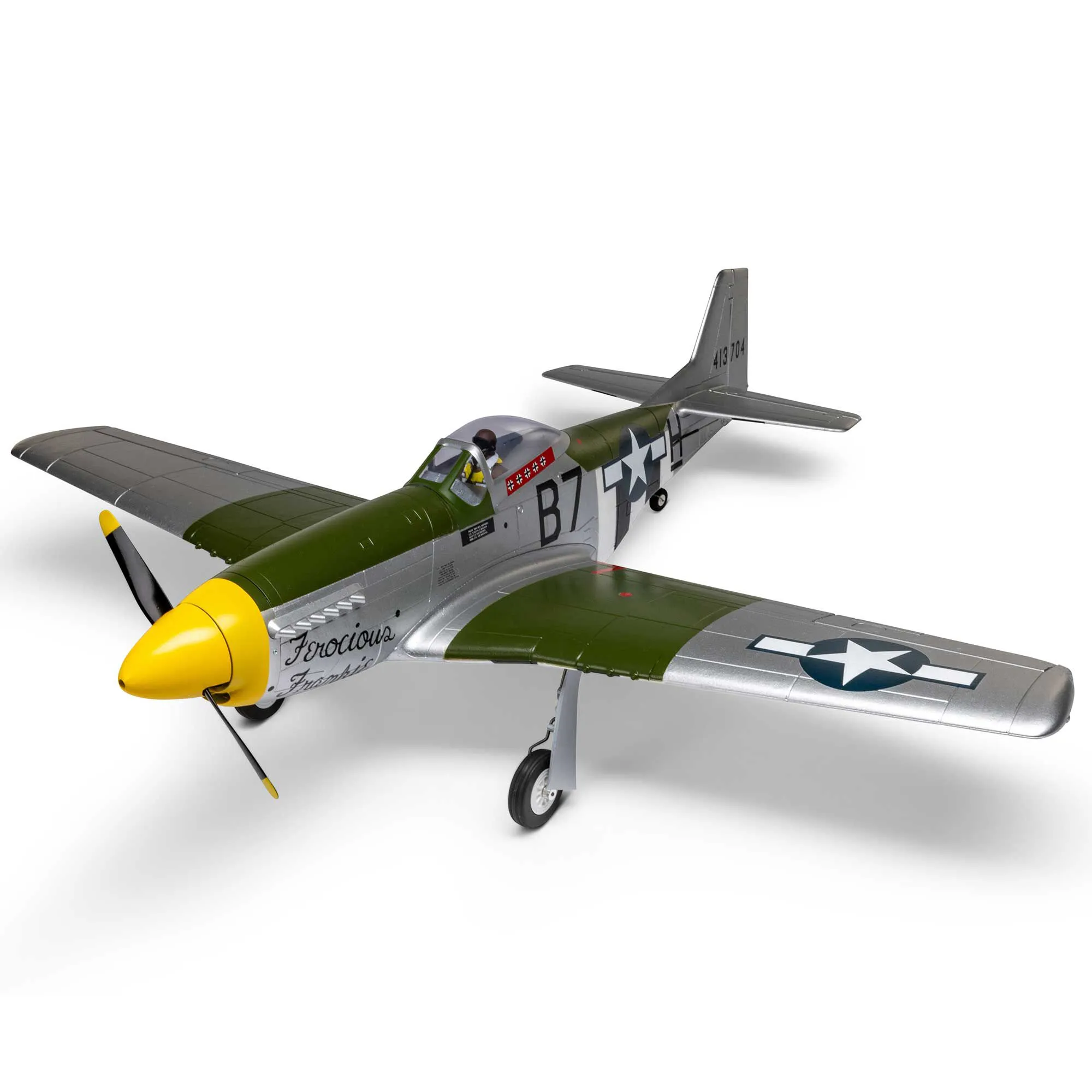 E-Flite P-51D Mustang 1.0m BNF Basic, with AS3X and SAFE Select