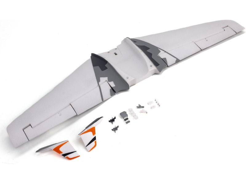 E-Flite Main Wing Set and Hardware&#44; Viper 70 Orange/Grey