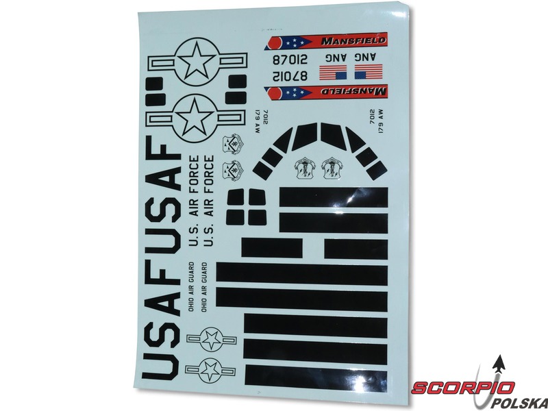 E-Flite Decal Sheet, EC-1500 V2