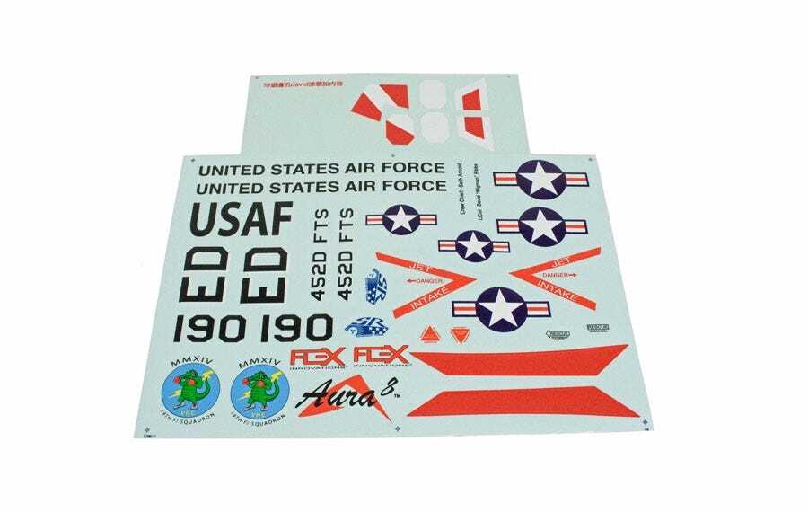 Flex Innovations Decal Set, Orange, Flex Jet