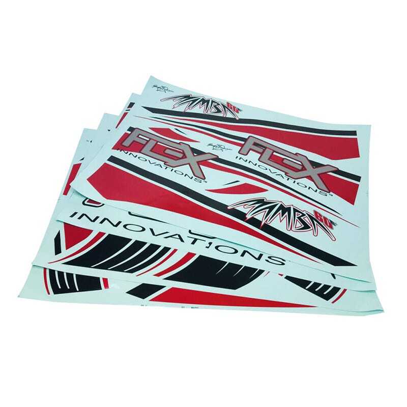 Flex Innovations Decal Set, Red, Mamba 60E