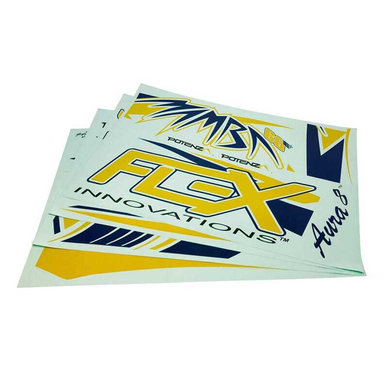 Flex Innovations Decal Set, Yellow, Mamba 60E