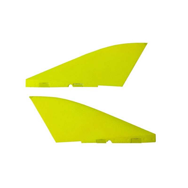 Flex Innovations Vertical Fin without Rudders, Yellow, Pirana