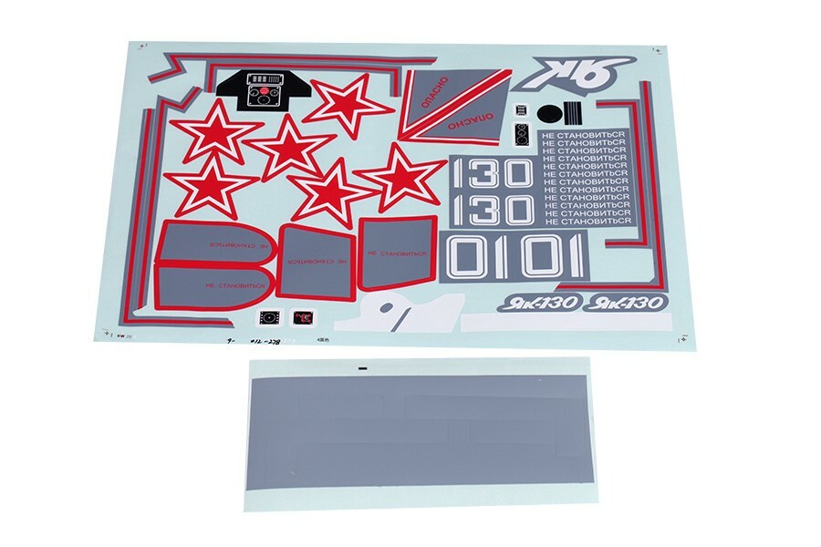 Decal Sheet to suit Grey Yak 130