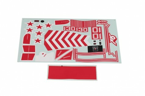 Decal Sheet to suit Yak 130 Red