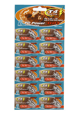 FORCE Turbo Hot T4 Glow Plug (Sold in 12 pieces)