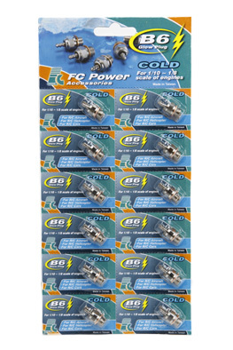 FORCE No 6 (B6) Glow Plug (Sold in 12 pieces)