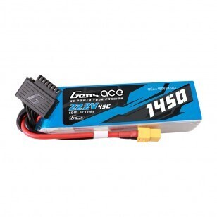 1450mAh Gens Ace G-Tech 6S 45C 22.2V Soft Pack Lipo Battery (XT60)