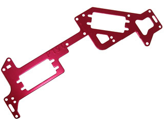 GV V2302R V2000 RADIO PLATE RED