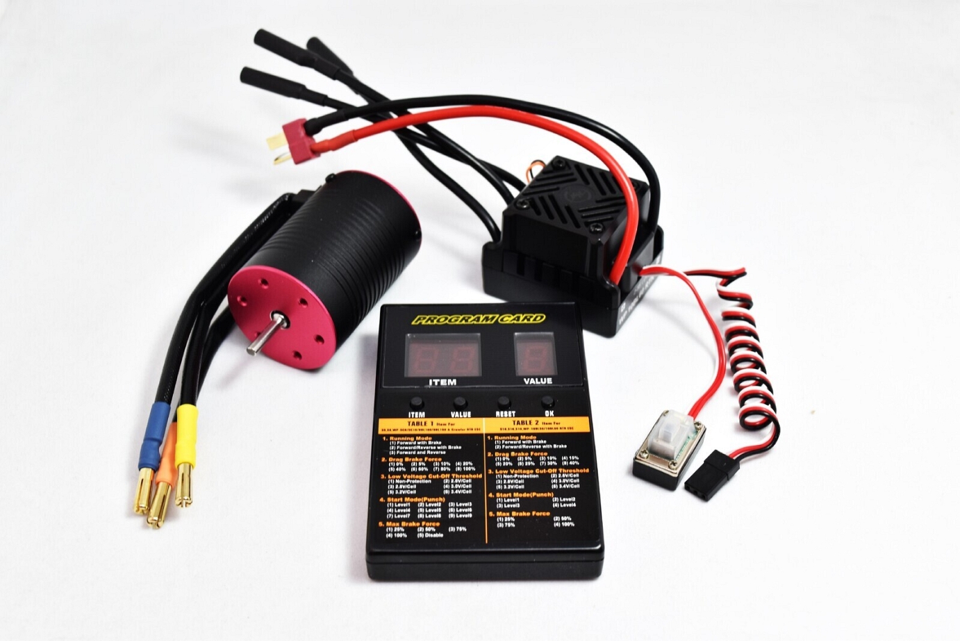 Ace HW B/less Combo 3000KV/60amp G2 WP esc & 3652SL Motor