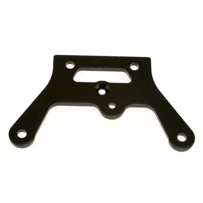 Front Alum Top Plate - Black Hyper 7