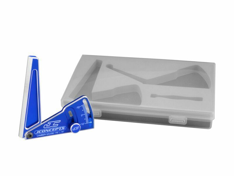 JConcepts - Aluminum camber gauge, 85mm  - blue