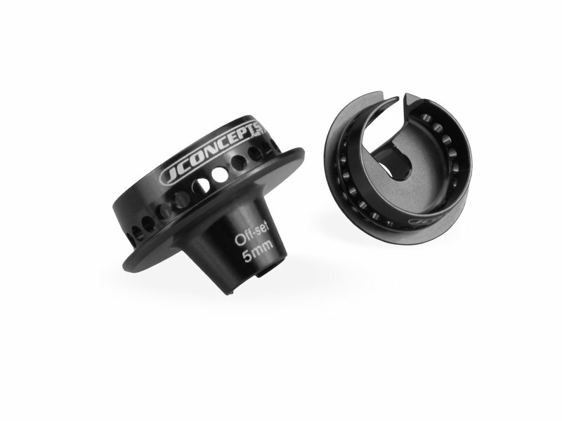 JConcepts - Fin, shock 5mm off-set spring cup - black