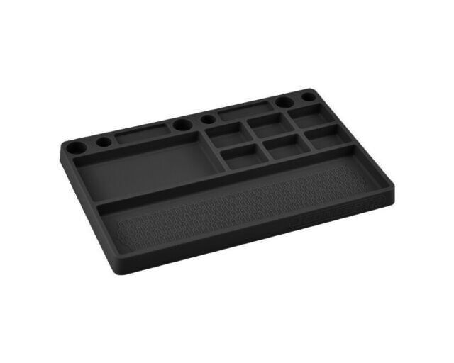 JConcepts parts tray, rubber material - gray