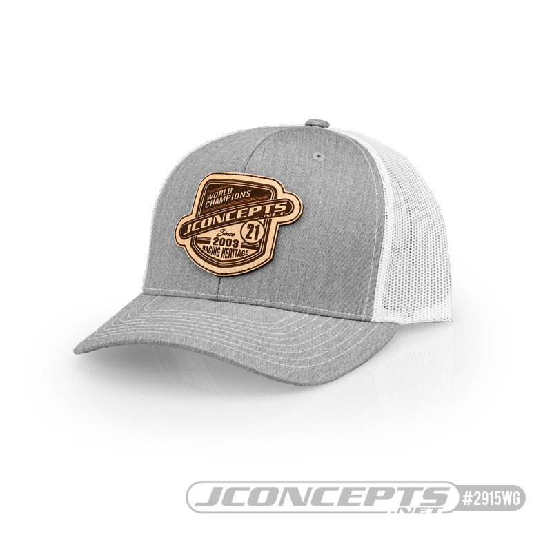 JConcepts - Heritage 21 hat - round bill, mesh, snap-back design