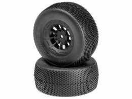 Double Dees - green compound - black Hazard 12mm wheel - (SC10 R