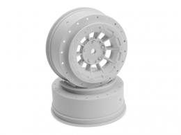 Hazard SC10 Front weel white 12mm hex