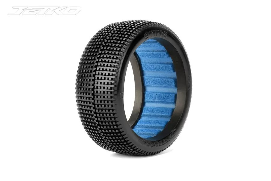 Jetko 1/8 Buggy STING Tyres (Medium Soft) (2pcs) [1001MS]