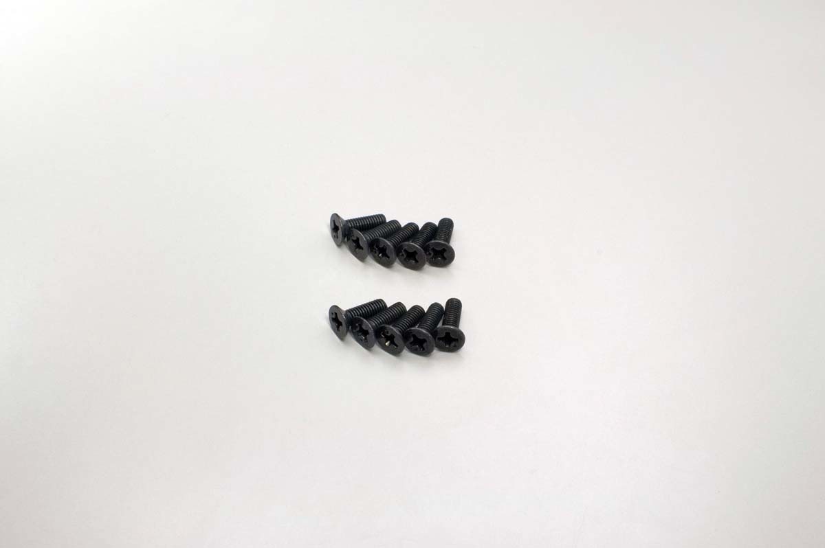 Kyosho 1-S33010 Flat Head Screw(M3x10/10pcs)