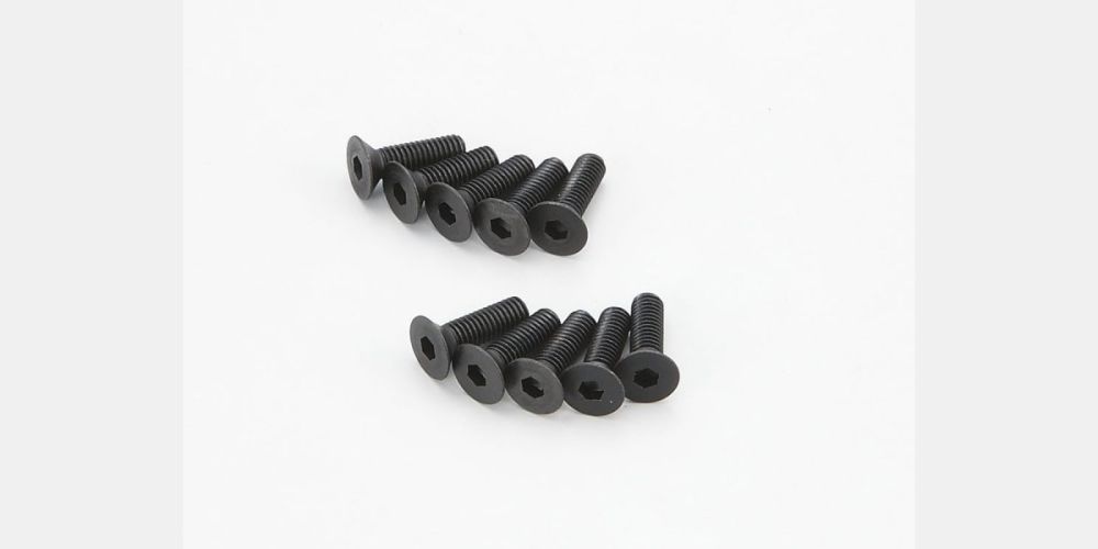 Kyosho 1-S33010H Flat Head Screw(Hex/M3x10/10pcs)