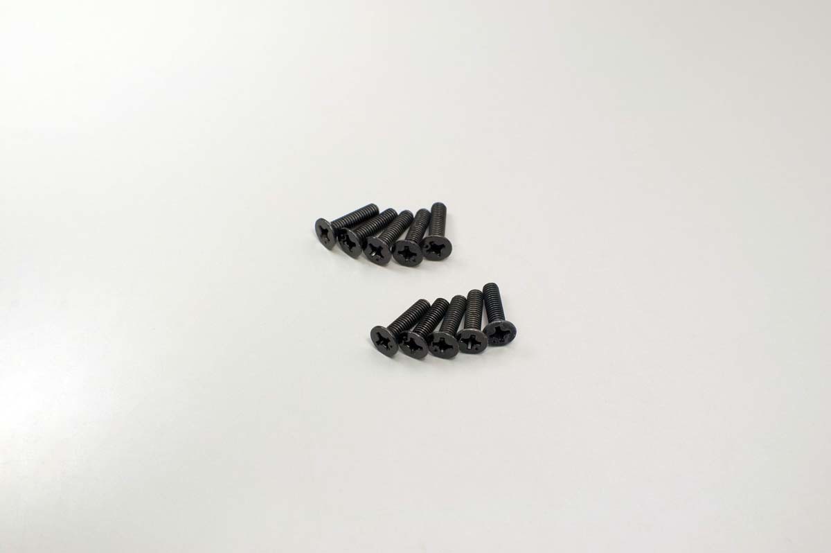 Kyosho 1-S33012 Flat Head Screw(M3x12/10pcs)