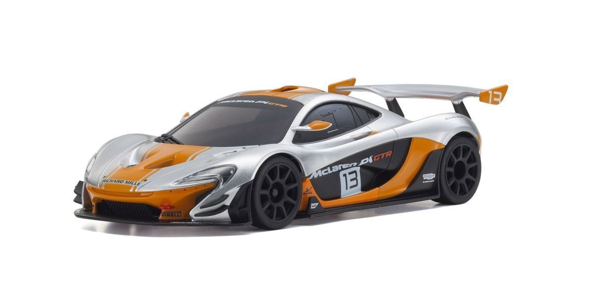 Kyosho MINI-Z RWD McLaren P1 GTR Silver/Orange Readyset