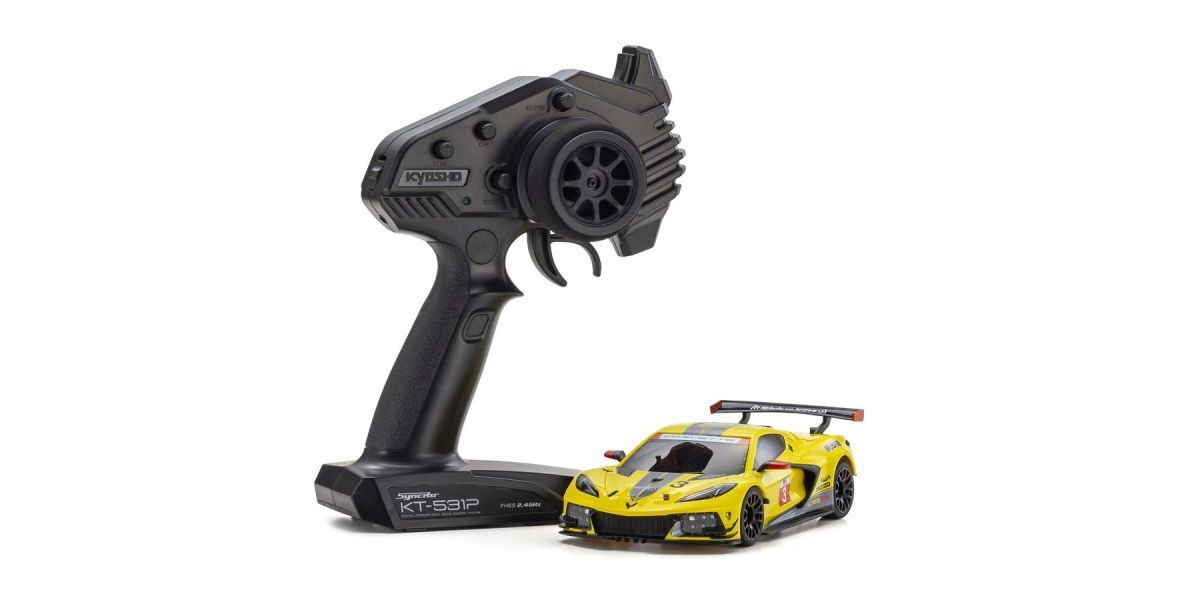 Kyosho MINI-Z RWD MR-03 Readyset Chevrolet Corvette C8.R Gunmetal [32342Y]