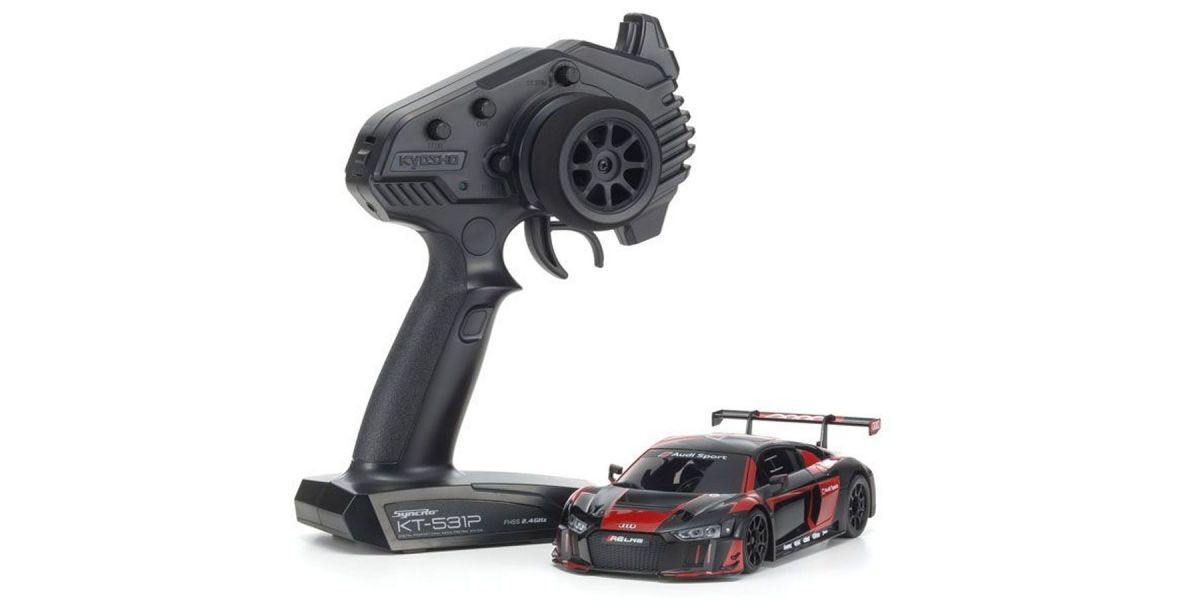 Kyosho MINI-Z RWD MR-03 Readyset Audi R8 LMS 2016 (Black/Red) [3