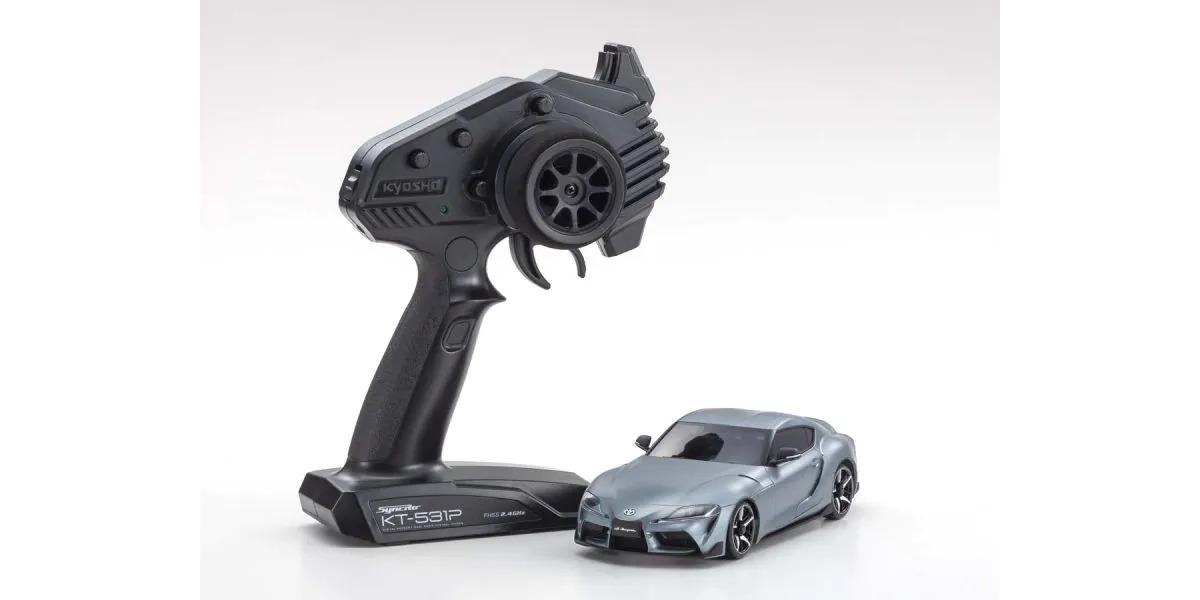 Kyosho MINI-Z AWD MA-020 Readyset Toyota GR Supra Matte Storm Gr