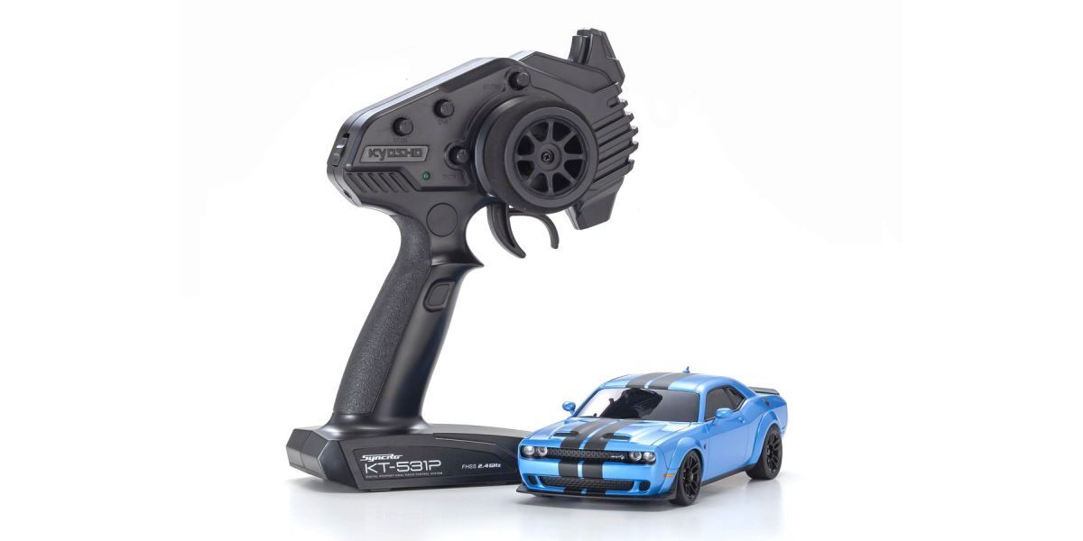 Kyosho Mini-Z Dodge Challenger SRT Hellcat Redeye B5 Blue AWD