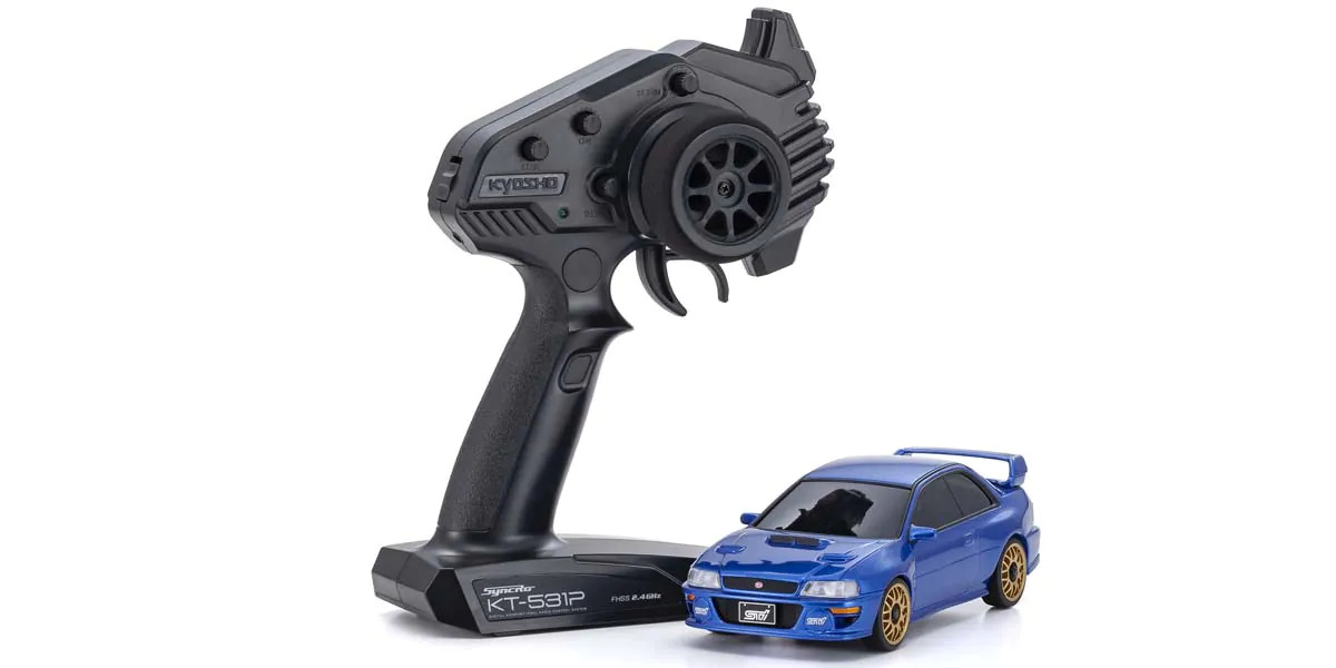 Kyosho MINI-Z AWD MA-020 Readyset Subaru Impreza STi 22B Blue [3