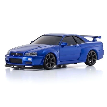 Mini-Z AWD Readyset Nissan Skyline R34 GT-R V Spec II Nur Blue