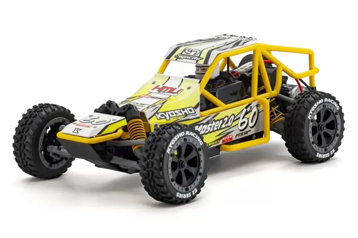 Kyosho Sand Master 2.0 1/10 2WD Buggy Ready-Set Color Type 2, Yellow 34405T2