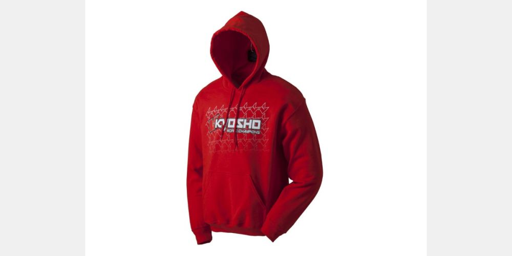 Kyosho 88004L KFade 2.0 Sweat W/Hood Red Large