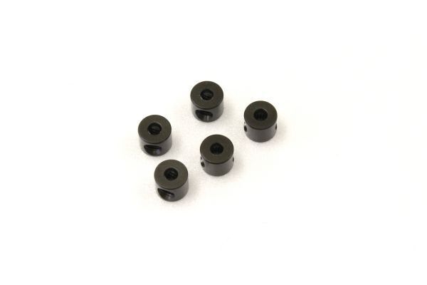 Kyosho 97049GM Linkage Stopper(2mm/Gunmetal/5pcs)