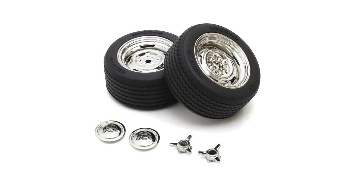 Kyosho Glued Classic Rally Tire FZ02 (M) (Plating/2pc) [FATH707SMM]