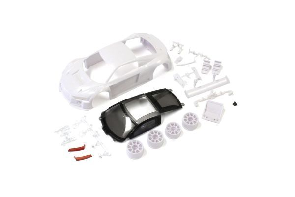 Kyosho Audi R8 LMS 2015 White body set(w/Wheels)