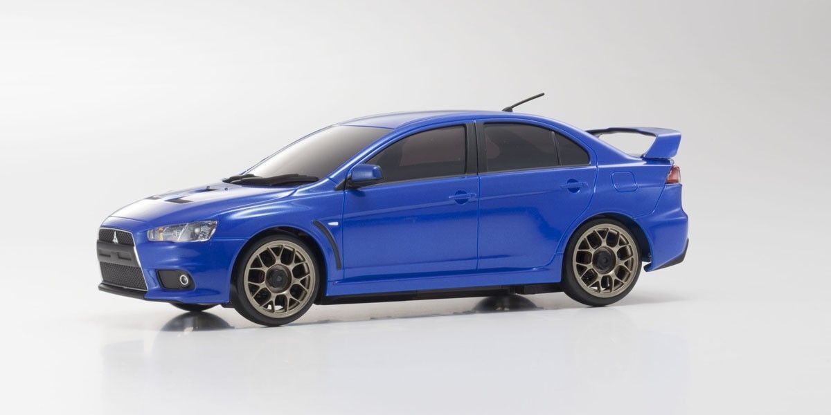 Kyosho ASC MA-020 MITSUBISHI LANCER EVOLUTION X Metallic Blue