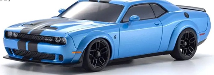 Kyosho ASC Dodge Challenger SRT Blue Mini-Z Body Set