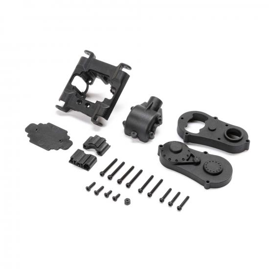 Losi Center Gear Box Housing Set with Covers, Mini LMT