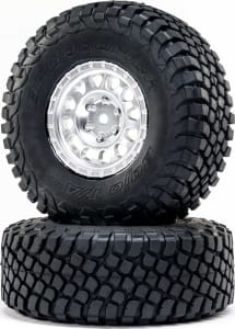 Losi BFG KR3 Front / Rear 2.2/3.0 Pre-Mount Tyres with 12mm Hex, 2pcs, Baja Rey