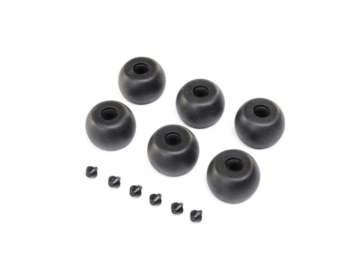 Losi Lean Bar Wheels and Stops, 6pcs, ProMoto-MX