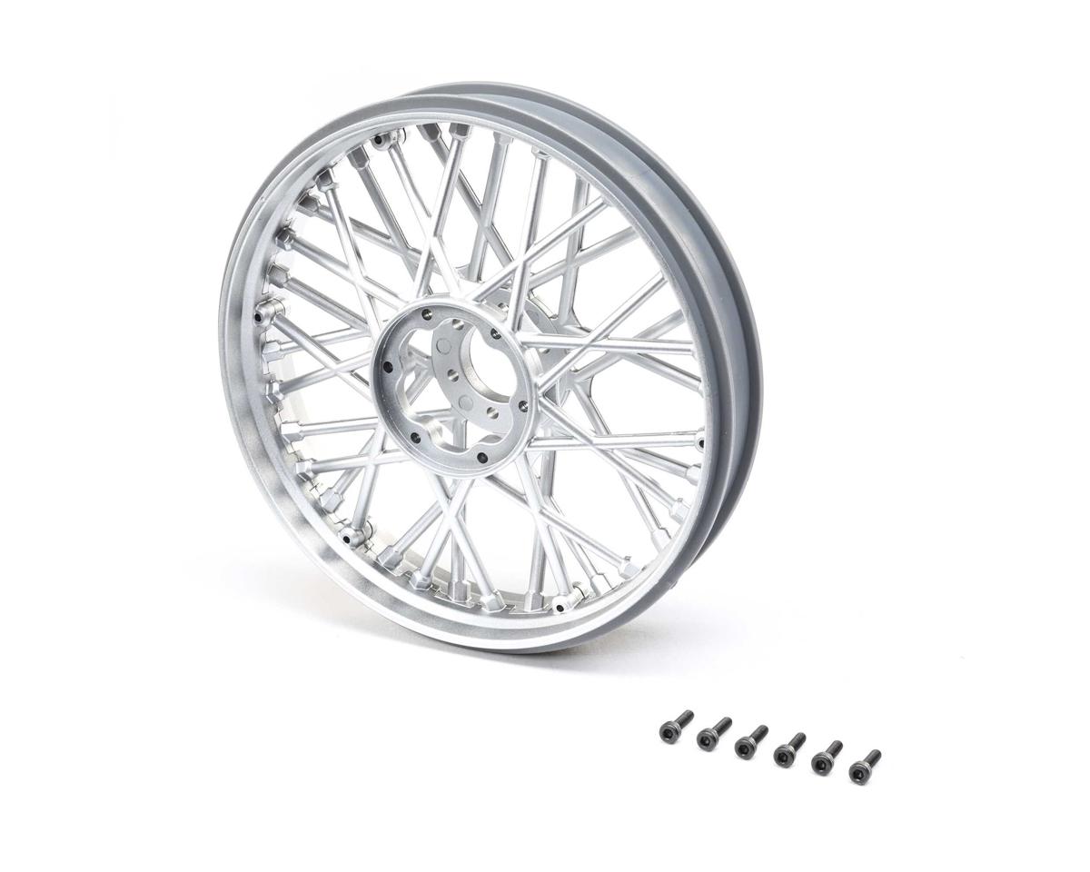 Losi Front Satin Chrome Wheel Set, ProMoto-MX