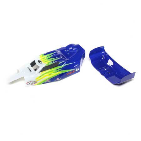 Losi Blue Body with Wing, Mini-B